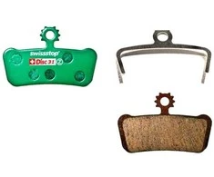 SWISSSTOP diskinių stabdžių kaladėlės: Disc 31 C, Avid XO Trail, Eliksyras 9 Trail, Eliksyras 7 Trail, SRAM G2 Ultimate, G2 RSC, Guide Ultimate, Guide RSC, Guide RS, Guide R,