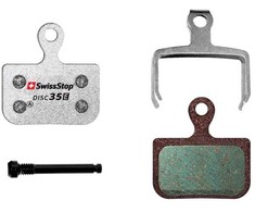 SWISSSTOP diskinių stabdžių kaladėlės: Disc 35 E, SRAM Raudona eTap AXS (2 kartos dviejų dalių suportas), Force eTap AXS, Level Ultimate, Level TLM B1 (2020+), Organic