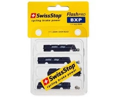SWISSSTOP ratlankio stabdžių kaladėlių įdėklai „FlashPro BXP“, skirti aliumininiams ratlankiams, skirtiems SRAM/Shimano ir „Campagnolo“ su tvirtinimo varžtu, plento stabdžiai, birūs: ne,