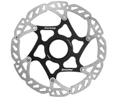 SWISSSTOP Rotor Catalyst CenterLock 180 mm dviejų dalių konstrukcija – 7075-T6 aliuminio voras ir SUS410 nerūdijančio plieno stabdžiai