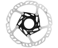 SWISSSTOP Rotor Catalyst Race CenterLock 160 mm dviejų dalių konstrukcija – 7075-T6 aliuminio voras ir SUS410 nerūdijančio plieno stabdžiai