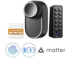 „SwitchBot Ultra 3-in-1“ išmanioji spyna su „Hub Mini Matter“ valdymo pultu ir klaviatūra