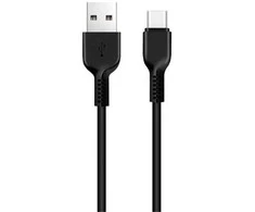 Syma USB Hoco - USB-A - USB-C 2 m juodas (X20 juodos)