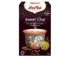 Prieskoninė arbata Sweet Chai, Yogi Tea, ekologiška, 17 pakelių