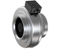 SYSTEMAIR kanalinis ventiliatorius K200 EC Sileo su potenciometru (0-10V). Oro srautas maks. 749 m³/h arba 310 m³/h esant 300 Pa, 1x230V, 50-60 Hz, 73 W.