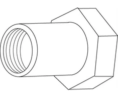 TA Jungtis 3/4'' mova