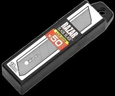 Tajima Trading Aps Tajima LCB 50RBC juodi peilių ašmenys 18 mm, 50 vnt.