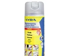 Tajima Trading Aps „Lyra“ žymėjimo purškiklis, geltonas – 500 ml (4180) – JT 1950 Aerozoliai, degūs 2.1.