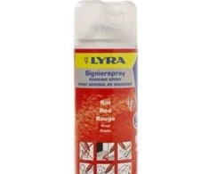 Tajima Trading Aps „Lyra“ žymėjimo purškiklis, raudonas – 500 ml (4180) – JT 1950 Aerozoliai, degūs 2.1.