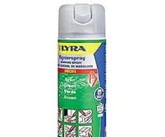 Tajima Trading Aps „Lyra“ žymėjimo purškiklis, žalias – 500 ml (4180) – JT 1950 Aerozoliai, degūs 2.1.