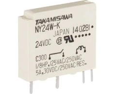 Benedict Takamisawa NY-24W-K-IE Spausdintinis rele 24 V/DC 5 A 1 x uždaromasis kontaktas 1 vnt.