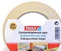 Dvipusė lipni juosta universali - kilimams 50 mm x 25 m Tesa 56172