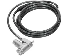 Targus ASP95MKGLX-25, 2 m, raktas, cinkuotas plienas, sidabras