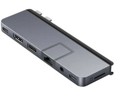 Targus HYPER HD575-GRY-GL, USB 3.2 Gen 1 (3.1 Gen 1) Type-C, 1.4/2.2, 10, 100, 1000 Mbit/s, pilka, MicroSD (TransFlash), 3,5 mm, HDMI, RJ-45, Thunderbolt 4, USB 3.2 Gen 1 (3.1 Gen 1) Type-A, USB 3.2 Gen 1 (3.1 Gen 1)...