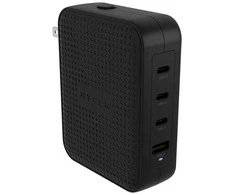 Targus „Hyper HyperJuice“ 145 W USB-C GaN kelioninis įkroviklis su 4 prievadais – „Baltas“