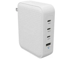 Targus Hyper HyperJuice 145W USB-C GaN Travel Charger with 4 Ports - Juodas