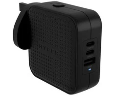 Targus „Hyper HyperJuice“ 70 W USB-C GaN kelioninis įkroviklis (3C+1A) - Juodas | Hyper