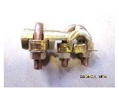 TE CONNECTIVITY T formos jungtis, 25–120 mm2, bronza, bronzinis U formos varžtas