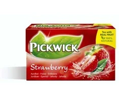 Arbata Pickwick Braškių skonio 20 pakelių/pak. 1x1x1mm (20 vnt.)