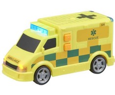Teamsterz Teamsterz Small Ambulance with L&amp;S yellow toy