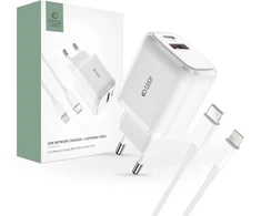 Įkroviklis Tech-Protect 1x USB-A 1x USB-C 3 A (THP1535)