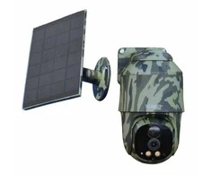 Technaxx 4G PT kupolinė TX-290 su saulės baterija, IP apsaugos kamera, lauko, laidinė, sieninė, juoda, žalia, kupolinė