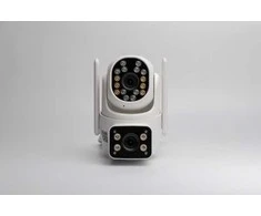 Technaxx Dual Camera Outdoor, Security IP Camera, Wi-Fi 6, Color Night Vision (TX-328)