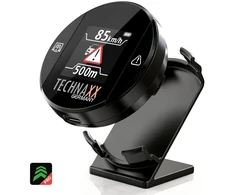 Technaxx Secure Drive PRO su ekranu TX-388, baterija, 500 mA, 1460 h, 52 mm, 52 mm, 14 mm
