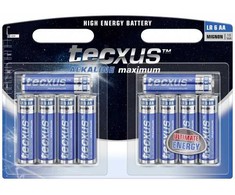 Tecxus LR6 10-BL, vienkartinė baterija, AA, šarminė, 1,5 V, 10 vnt., 2700 mAh