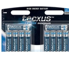 Tecxus LR6 10-BL, vienkartinė baterija, AA, šarminė, 1,5 V, 10 vnt., 2700 mAh