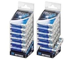 Tecxus LR6 AA 24 (Mignon), Vienkartinės baterijos, AA, Šarminės, 1,5 V, 24 vnt., Mėlyna, Pilka