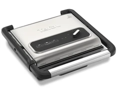 Tefal Inicio GC242D Elektro-Grilis - Juodas/Nerūdijantis plienas - 2000 W - Antihaft - 740 cm²