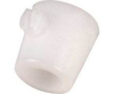 Teknisk Belysning Plunksnos formos įspaudas su 10 mm vidiniu sriegiu, baltas