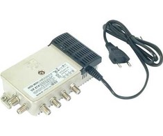 DKT TELEDAN antenos stiprintuvas, stiprinimas patalpose, tiesioginis/grįžtamasis 6/1 dB. Dažnių diapazonas: 87–862 (tiesinis), 5–65 (grįžtamasis) MHz, WISI VX67.