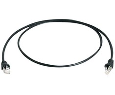 Telegärtner patch cable SFTP CAT 6A juodas 5,0m