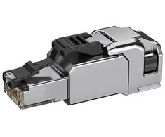 Telegärtner 100039917, RJ45, Nerūdijančio plieno, Kištukas, Tiesus, Spyruoklinis plienas, Cat6a
