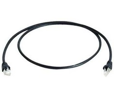 Telegärtner patch cable SFTP CAT 6A juodas 2,0 m