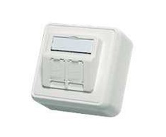 Telegärtner H02000A0092, baltas, 80 mm, 80 mm, 54,9 mm