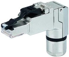 Telegärtner 100023070, RJ45, kištukas, Cat6a, nikelis, žalvaris, IP20