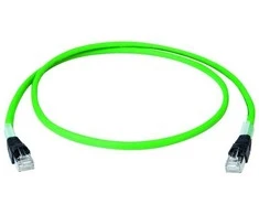 Telegärtner 100017308, 0,5 m, Cat6a, S/FTP (S-STP), RJ-45, RJ-45, žalias