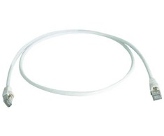 Telegärtner Kabelis, S/FTP, PiMF, Cat.6A (ISO/IEC), balta, 10,0 m - L00005A0051