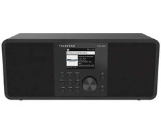 Telestar TOP250 Stereo Internet/DAB+/FM Radio, Bluetooth, USB Recording, Wi-Fi, Juodas