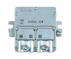 Televes 543503 - Cable splitter - 5 - 2400 MHz - Nerūdijantis plienas - 4.3 dB - Blister