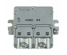 Televes 543603 - Cable splitter - 5 - 2400 MHz - Nerūdijantis plienas - 8.5 dB - Blister