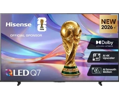 Televizorius Hisense 50Q7S, 127 cm (50"), 3840 x 2160 pikselių, DLED, Smart TV, Wi-Fi, Juodas