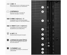 Televizorius Hisense 55U7S PRO, 139.7 cm (55"), 3840 x 2160 pikselių, LED, Smart TV, Wi-Fi, Pilkas, Juodas