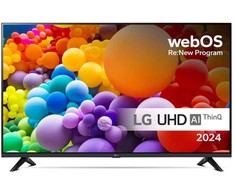 „Televizorius LG 43UT73006LA“ 43 colių įstrižainės 4K „Ultra HD“ „WebOS“ 24 colių įstrižainės televizorius su LED ekranu
