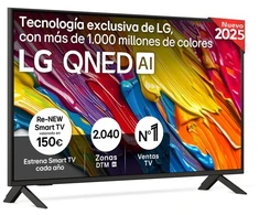 Televizorius LG 43QNED84A6C.AEU, 109.2 cm (43"), 3840 x 2160 pikselių, QNED, Smart TV, Wi-Fi, Juodas