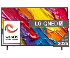 Televizorius LG QNED 50QNED82A3B, 127 cm (50"), 3840 x 2160 pikselių, QNED, Smart TV, Wi-Fi, Juodas