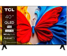Televizorius TCL S5L 40S5L, 101.6 cm (40"), 1920 x 1080 pikselių, QLED, Smart TV, Wi-Fi, Juodas